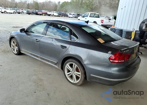 2014 Volkswagen Passat 2.0L Tdi Sel Premium из США, поврежденный, VIN 1VWCN7A30EC005010